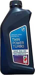 روغن موتور BMW Twin Power Turbo SAE 5W-30 BMW LL04 (Long Life 04) 1L (01)