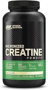 پودر کراتین مونوهیدرات میکرونیزه Optimum Nutrition، بدون طعم، کتو دوستانه، 60 سروینگ (بسته بندی ممکن است متفاوت باشد)