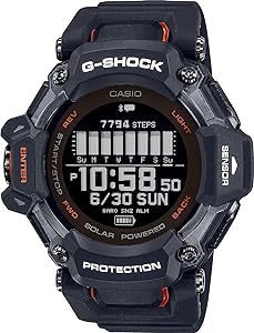 ساعت کاسیو G-Shock – صفحه مشکی GBD-H2000-1ADR، نوار مشکی