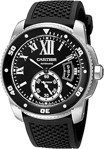 ساعت مچی مشکی اتوماتیک سوئیسی مردانه Cartier W7100056 صفحه نمایش آنالوگ