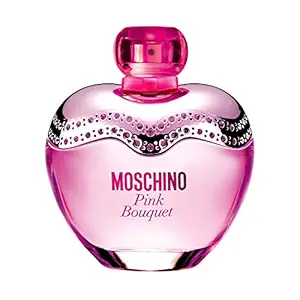 دسته گل صورتی توسط Moschino 3.4 اونس اسپری EDT برای زنان – بسته 1 عددی