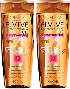 بسته دوقلو 400 میلی لیتری شامپو روغنی فوق العاده لورآل پاریس L’Oréal Paris Elvive