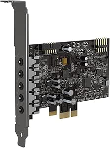 کارت صدای Creative Sound Blaster Audigy Fx V2 داخلی Hi-res داخلی PCI-e با 5.1 گسسته و فراگیر مجازی، حالت Scout، کیت SmartComms برای رایانه شخصی