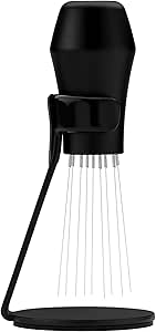 ابزار توزیع Normcore WDT with Stand V3-9 Needle Stirrer Espresso – 18 سوزن 0.25mm / 0.3mm ضخامت سیم فنر – تکنیک توزیع Weiss – دسته آلومینیوم آنودایز