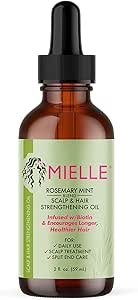 Mielle Organics MIELLE – رزماری نعناع، ​​پوست سر و روغن مو، حاوی بیوتین دم کرده و رشد را تشویق می کند، برای استفاده روزانه، درمان پوست سر، مراقبت از پوست سر، مراقبت از پوست سر و پوست سر و روغن تقویت کننده – بسته بندی ممکن است متفاوت باشد