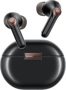 SoundPEATS Air4 Pro Wireless Earbuds AptX Lossless، هدفون بلوتوث 5.3 تطبیق پذیر هیبریدی فعال نویز حذف، هدفون داخل گوشی با 6 میکروفون Aptx Voice برای تماس، 26 ساعت، چند اتصال