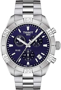 ساعت مچی Tissot مردانه PR 100 کرونو کلاسیک استیل ضد زنگ خاکستری T1016171104100