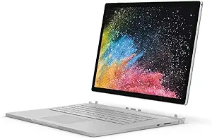 لپ تاپ Microsoft Surface Book 2 HNM-00001 (ویندوز 10، اینتل i7-8650U، صفحه نمایش 13.5 اینچی، فضای ذخیره سازی: 512 گیگابایت، رم: 16 گیگابایت) نقره ای