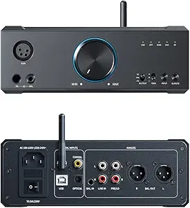 تقویت کننده هدفون رومیزی FiiO K9 AMP USB ES9068AS*2 DAC Bluetooth HiFi Audio THX AAA 788+ LDAC DSD512