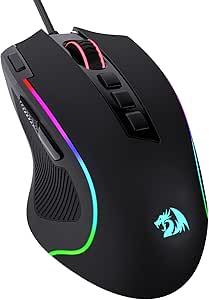 Redragon، Predator Wired Gaming Mouse، مشکی، M612-Rgb