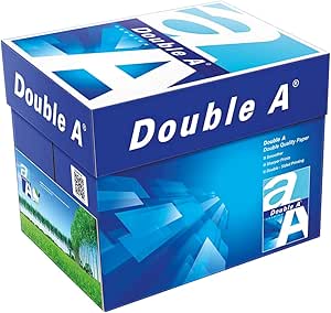 Double A – کاغذ کپی چاپگر، اندازه A4، GSM 80، حجم 500 صفحه (بسته 5 تایی