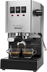 Gaggia Classic Evo | ساخت ایتالیا | اسپرسوساز پمپ 15 بار | دیگ جدید بدون روکش | قهوه ساز پورتافیلتر 58 میلی متری | عصای بخار حرفه ای | سازنده آمریکاییو، لاته و کاپوچینو | اینوکس