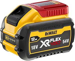 باتری 54 ولت DeWalt 12AH، زرد/مشکی، DCB548-XJ،