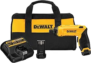 کیت پیچ گوشتی شارژی DEWALT 8V MAX، ژیروسکوپی، 2 باتری (DCF680N2)