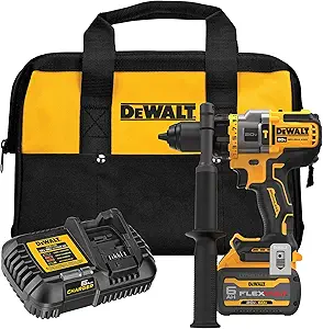 دریل چکشی DEWALT FLEXVOLT ADVANTAGE 20V MAX*، شارژی، 1/2 اینچی (DCD999T1)