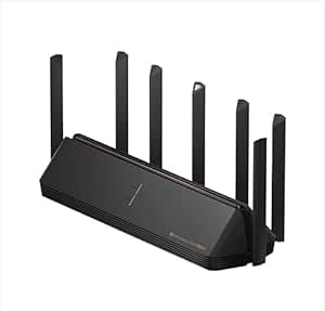 روتر REBENUO BE7000 WI-FI-7 NFC Quick Connect 7000Mbps 2.4G 5G 4K QAM 160MHz WPA3 IPv6 USB 3.0 1GB Memory RC06 – مشکی.