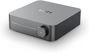 تقویت کننده WiiM: تقویت کننده جریان چند اتاق با AirPlay 2، Chromecast، HDMI و کنترل صوتی | Stream Spotify، Amazon Music، Tidal و بیشتر | از راه دور شامل | خاکستری فضایی