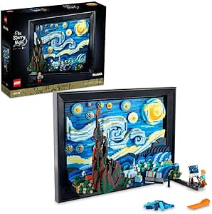 LEGO Ideas Vincent Van Gogh – The Starry Night 21333 Building Blocks Toy Set (2,316 Pieces)