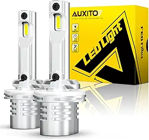 لامپ مه شکن LED AUXITO 880، 16000LM 500% فوق العاده روشن، مه شکن ال ای دی واقعی 1:1 سایز کوچک 899، سفید 6500K، بدون آداپتور، غیر قطبی، بدون فن، اتصال و پخش، کیت نور LED 893 CS