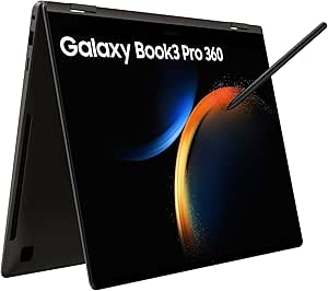 لپ تاپ Samsung Galaxy Book3 Pro 360 Wi-Fi، 16 اینچی، پردازنده Core i5 نسل سیزدهم اینتل، 8 گیگابایت رم، 256 گیگابایت فضای ذخیره سازی، گرافیت – رسمی