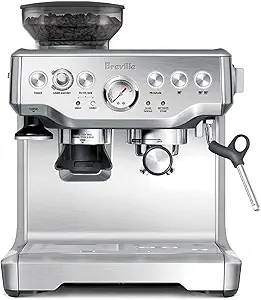 دستگاه اسپرسوساز Breville BES870XL، تک سایز، فولاد ضد زنگ برس خورده