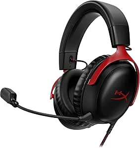 هدست بازی HyperX Cloud III مشکی-قرمز