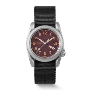 VOYAGER – 100M Waterproof Titanium Automatic Field Watch | Claret-Day