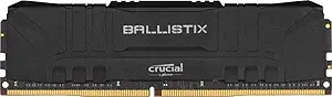 کیت حافظه دسکتاپ بازی Crucial Ballistix 3200 مگاهرتز DDR4 DRAM 16 گیگابایت (8 گیگابایت x2) CL16 BL2K8G32C16U4B (مشکی)