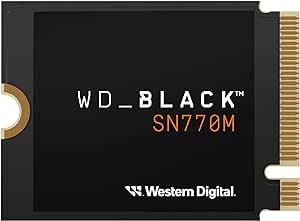 WD_BLACK 2TB SN770M NVMe SSD M.2 2230، سرعت خواندن تا 5000 مگابایت بر ثانیه نوشتن 4000 مگابایت بر ثانیه، سازگار با ASUS ROG Ally، Steam Deck، رایانه های شخصی بسیار نازک -WDBDRS20BBNH0