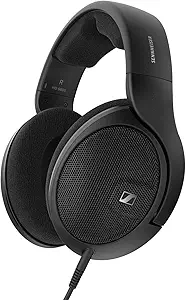 هدفون Sennheiser Consumer Audio HD 560 S Over-The-Ear Audiophile Headphones – Neutral Frequency Response, E.A.R. فناوری برای میدان صوتی گسترده، گوش‌های پشت باز، کابل جداشدنی، (مشکی) (HD 560S)