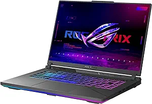 لپ تاپ گیمینگ ASUS ROG Strix G16 (2024)، نمایشگر 16 اینچی ROG Nebula 16:10 QHD 240 هرتز، NVIDIA® GeForce RTX™ 4070، Intel® Core™ i9-14900HX، 16 گیگابایت DDR5-1TBSDE، WiFi 5600، ، برد 11, G614JIR-AS94