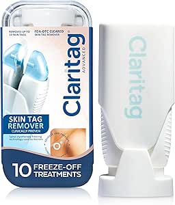 حذف کننده برچسب پوستی پیشرفته Claritag – دستگاه پاکسازی شده توسط FDA – فقط برای حذف برچسب پوست – در 7 تا 14 روز کار می کند – حداکثر 10 چرخه درمان – کیت فریز کردن برودتی