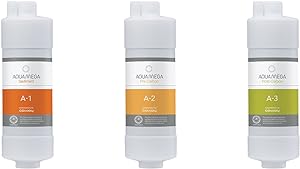 فیلتر جایگزین Coway Aquamega، 2.5 x 2.5 x 8.2 اینچ، سفید