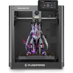 چاپگر Flashforge Adventurer 5M 3D با سیستم تسطیح کاملاً خودکار ، حداکثر 600mm/s با سرعت بالا ، 280 ℃ نازل سریع و سریع ، ساختار Corexy برای کیفیت چاپ برتر ، تازه کار ها و متخصصان انتخاب هوشمند