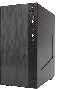 Itek Smallcom-B Mini Tower Case ، MATX ، 2 درگاه USB 3 ، 2 درگاه USB 2 ، برس ، سیاه