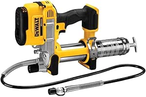 اسلحه گریس Dewalt 20V حداکثر ، بی سیم ، شیلنگ بلند 42 اینچی ، 10،000 psi ، محرک سرعت متغیر ، ابزار برهنه فقط (DCGG571B)