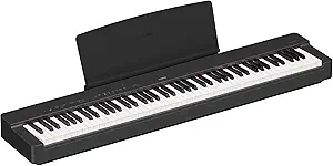 Yamaha P225B ، پیانو دیجیتال با وزن 88 کلید با منبع تغذیه و پدال پایدار ، سیاه (P225B)