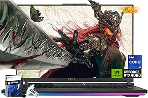 asus rog strix g18 لپ تاپ بازی ، GeForce RTX 4080 ، Intel I9-14900HX ، 18