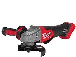 Milwaukee 2880-20 M18 سوخت بدون برس لیتیوم-یون 4-1 / 2 اینچ. / 5 اینچ. چرخ زاویه کوچک بی سیم با سوئیچ دست و پا گیر بدون قفل (فقط ابزار)