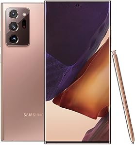 سامسونگ Galaxy Note20 Ultra (5G 128 گیگابایت 12 گیگابایتی ، برنز عرفانی) (تجدید شده)