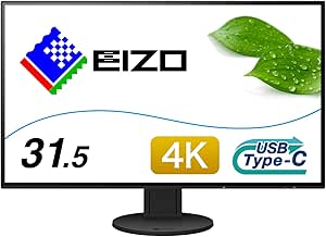 Eizo ، EV3285 ، 31.5 اینچ ، مانیتور ، وضوح 3840 x 2160 ، USB Type C ، Port Display ، HDMI ، TILT ، SWIVEL ، PIVOT ، SRGB ، سیاه/سفید ، 5 سال گارانتی