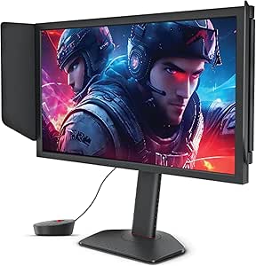 BENQ ZOWIE XL2586X | 24.1 | مانیتور بازی سریع TN 540Hz برای eSports | وضوح حرکت DYAC2 | 1080p | تنظیم XL برای به اشتراک گذاری | هود محافظ | تنظیم ارتفاع توپ درجه صنعتی جدید