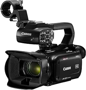 دوربین فیلمبرداری Canon XA60 Professional UHD 4K با صفحه لمسی LCD و لنز بزرگنمایی نوری 20 برابر (سیاه)