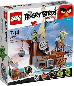 کیت ساختمان کشتی دزدان دریایی Piggy 75825 LEGO Angry Birds 75825 Piggy Pirate (620 قطعه)