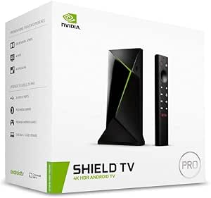Nvidia Shield Android TV Pro Streaming Media Player ؛ فیلم های 4K HDR ، ورزش های زنده ، Dolby Vision-Atmos ، upscaling AI-Enhanced ، GeForce Now Cloud Gaming ، Google Assistant Build Inter ، با Alexa کار می کند