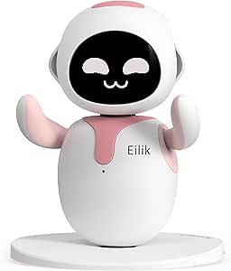Eilik Pink – اسباب بازی های تعاملی لمسی ، حیوانات خانگی ربات زیبا با احساسات فراوان ، انیمیشن های بیکار ، مینی بازی ها ، هدایای تعطیلات برای دختران و پسران. به روزرسانی پشتیبانی.