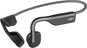 هدفون های بی سیم Shokz OpenMove ، هدست ورزشی هدایت استخوان بلوتوث با میکروفن ، 6 ساعت بازی و ضد آب IP55 برای اجرای دوچرخه سواری (خاکستری)
