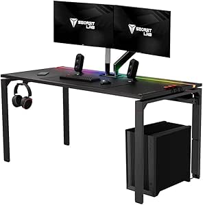 Secretlab Magnus Metal Desk | میز بازی ارگونومیک با اکوسیستم مغناطیسی | سینی مدیریت کابل داخلی | میز فلزی فوق العاده بادوام | میز چرمی مغناطیسی سیاه و قرمز | گارانتی 5 ساله