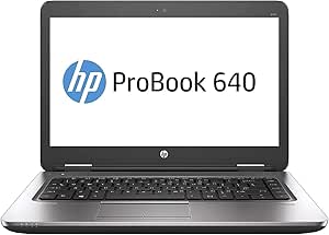 HP Probook 640 G2 Intel Core 14 اینچ نمایشگر I5-6300U 8GB RAM 256GB SSD Windows 10 Home نصب و فعال شده (تجدید شده)