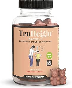 Truheight Gummies – با مواد مغذی حیاتی برای بچه ها ، نوجوانان و بزرگسالان جوانتر رشد کنید – Ashwaganda و Nanometer کلسیم – مکمل حداکثر رشد ارتفاع ، افزایش استحکام استخوان ، سنین 5+ (3 بسته)